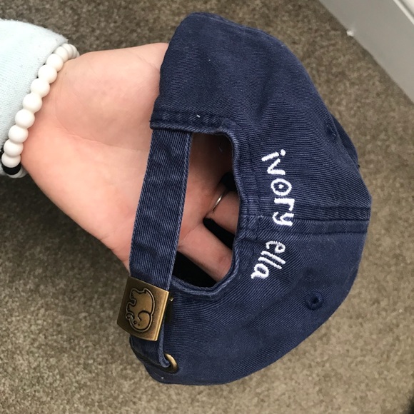 Ivory Ella Hat NAVY - Picture 3 of 3